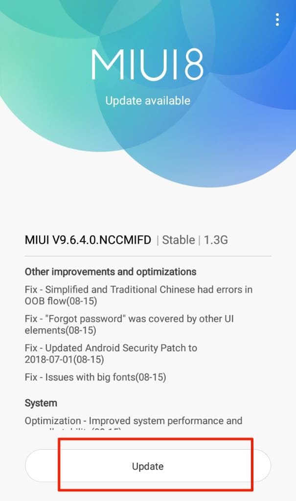 android phone update
