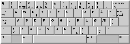 QWERTY white color keyboard