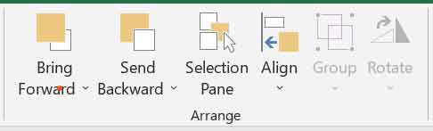 Arrange Group MS Excel Page Layout Tab in Hindi
