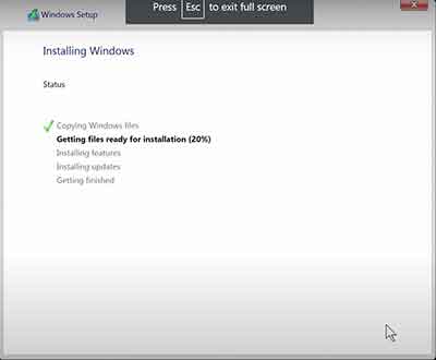 Windows10 Installation Step8