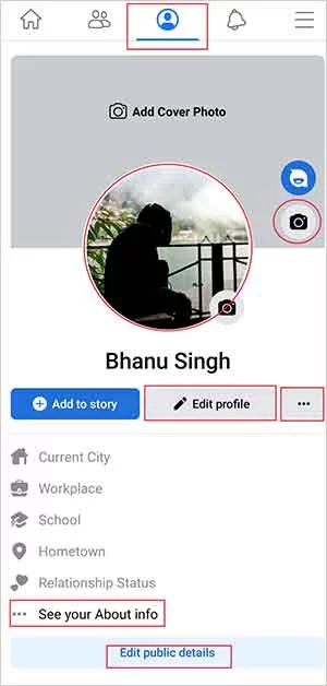 Customize Facebook Profile